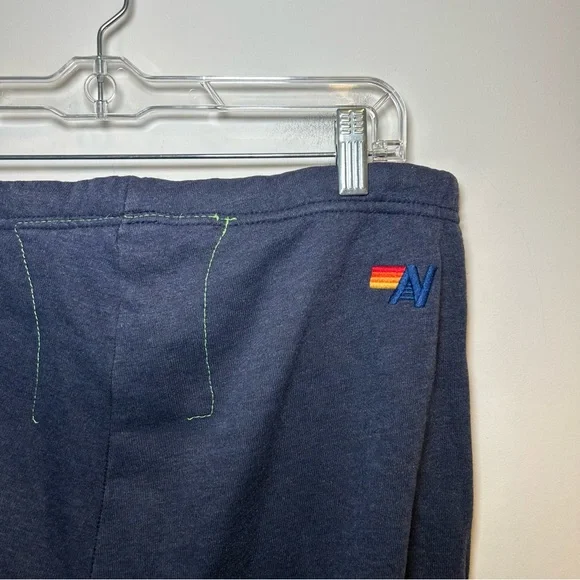 Aviator Nation Venice California Logo Joggers Navy Blue Size Large - Picture 7 of 14